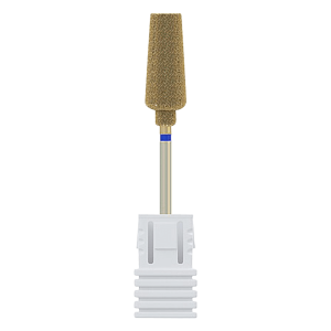 ראש שיוף יהלום לפדיקור עם ציפוי טיטניום ניטרייד TIN צורת חבית חלולה גסות בינונית TN-173-082LP