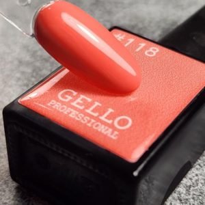 לק ג'ל 13 מ"ל | מס' 118 סלמון זוהר | גלו GELLO