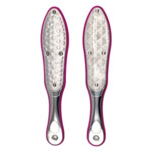 מגרדת / משייף לפדיקור מקצועי לייזר מתכת דו"צ | ורוד