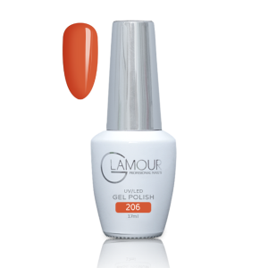 לק ג'ל מס' 206, 17 מ"ל - Glamour