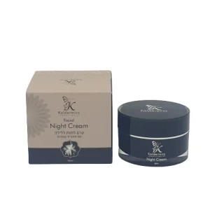 קרם הזנה ללילה קלדרמיקס FACIAL NIGHT CREAM ע"ב תמציות קקטוס - 50 מ"ל שרונ'ס