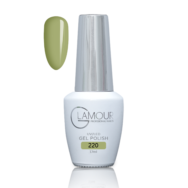 לק ג'ל מס' 220, 17 מ"ל - Glamour