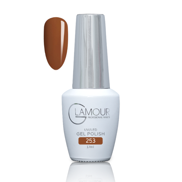 לק ג'ל מס' 253, 17 מ"ל - Glamour