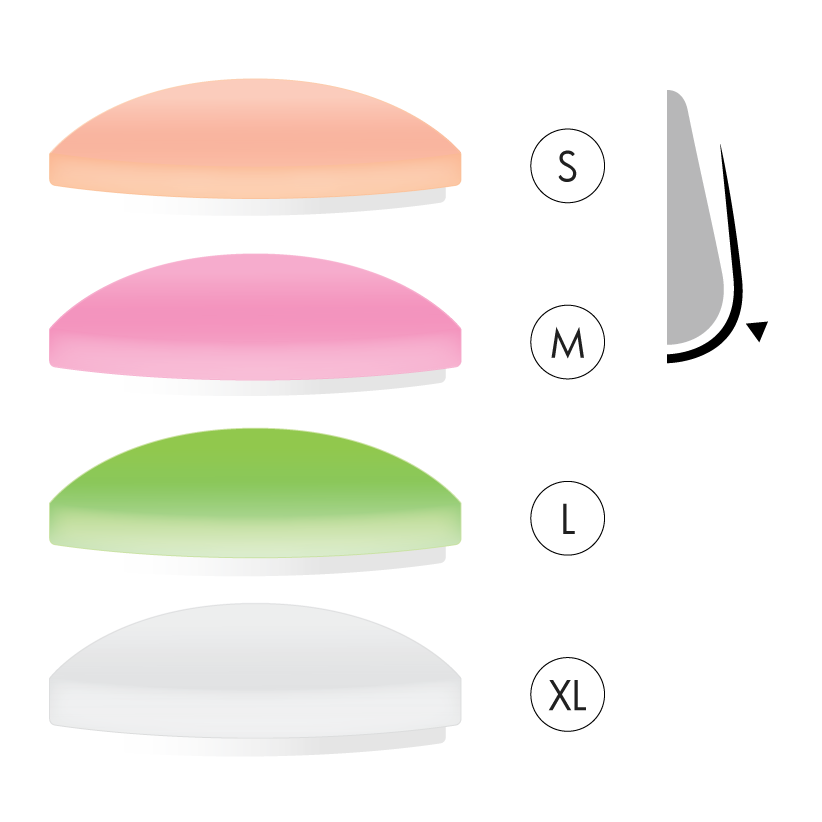 Silicone Pads L - form