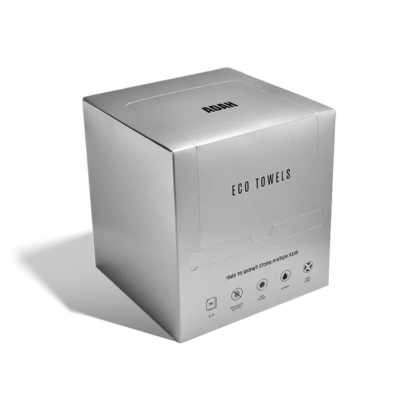 מארז 50 יח' – מגבות נייר ECO TOWEL | עדה לזורגן Adah Lazorgan