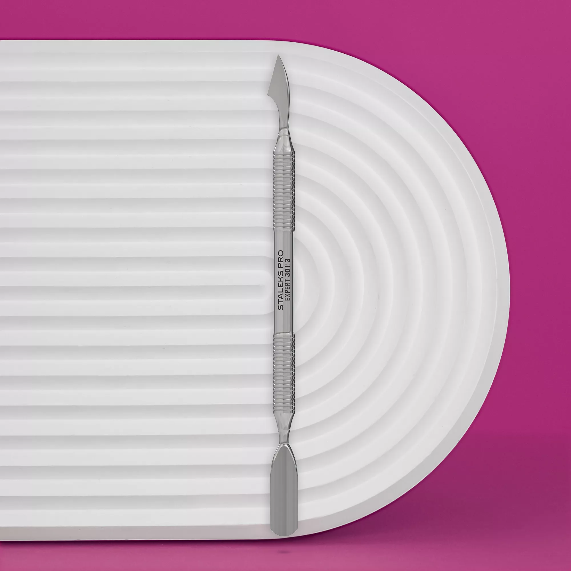 דוחף עור מניקור EXPERT 30 TYPE 3 (דוחף רחב מעוגל ומנקה)