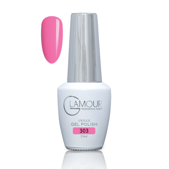 לק ג'ל מס' 303, 17 מ"ל - Glamour