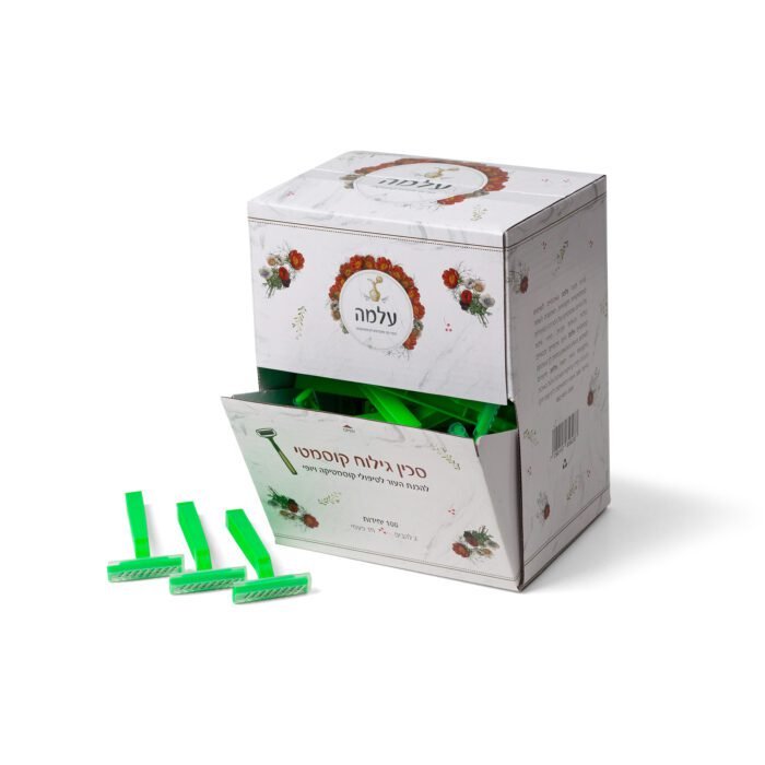 מארז 100 יח' – סכיני גילוח חד פעמי | תוצרת גרמניה