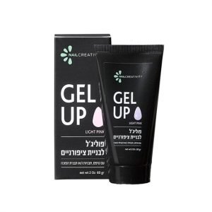 39626ImageFile2.jpg פוליג'ל 60 מ"ל | ורוד בהיר LIGHT PINK | נייל קריאטיביטי GEL UP