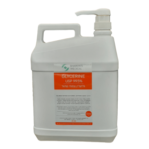 גליצרין צמחי כשר טהור 99.5% שרונ'ס - 6 ק"ג