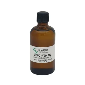 שמן אתרי פטצ'ולי טהור 100% שרונ'ס מדיקל - 100 מ"ל