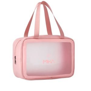 תיק איפור גדול בצבע ורוד - מיקה Mika Professional
