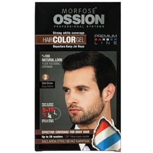 8681701006564_04022025131147.jpg צבע לשיער לגבר ב-10 דקות Morfose Ossion Hair Color Gel 200 ml - חום כהה