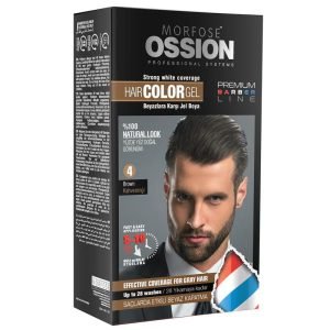 8681701006571_04022025131407.jpg צבע לשיער לגבר ב-10 דקות Morfose Ossion Hair Color Gel 200 ml - חום