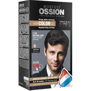 8681701006588_04022025131613.jpg צבע לשיער לגבר ב-10 דקות Morfose Ossion Hair Color Gel 200 ml - חום בהיר