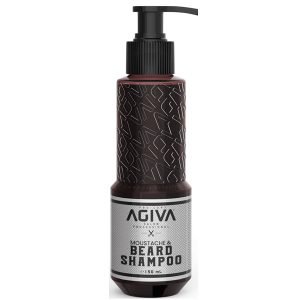שמפו לזקן אגיבה AGIVA MOUSTACHE & BEARD SHAMPOO 150ML