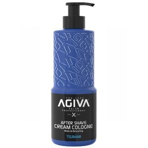 קרם לאחר גילוח Agiva After Shave Cream Cologne 400ml בניחוח צ'ונאמי