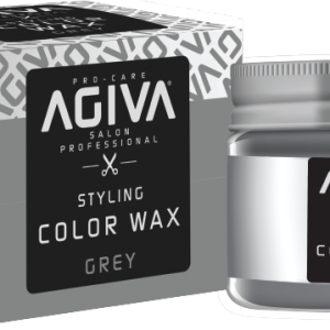 ווקס צובע זמני בצבע אפור Agiva Hair Styling Color Wax Grey 120ml