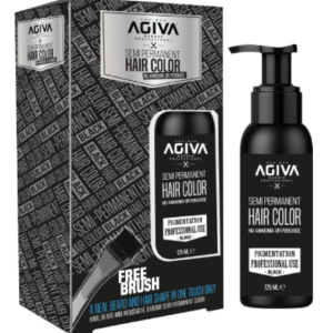 8698703026612_090920251630271.png צבע לשיער חצי קבוע Agiva Semi Permanent Hair Color – Black 125ml אגיבה