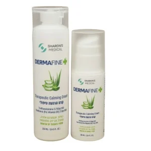 Dermafine + דרמפין פלוס קרם הרגעה טיפולי לעור מגורה ואדמומי שרונ'ס - 100 מ"ל