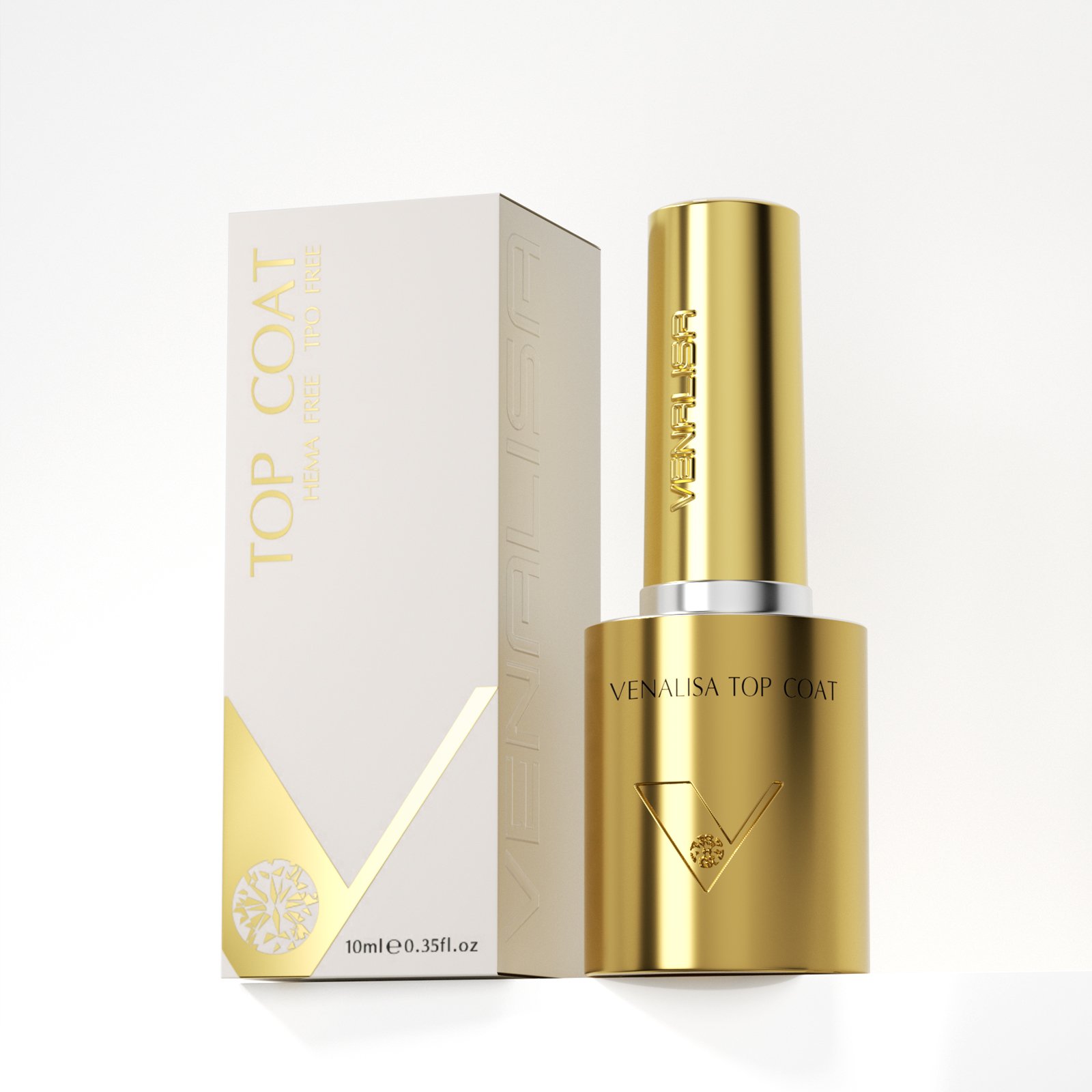 Venalisa 10ml Diamond Top Coat – תמונה 2