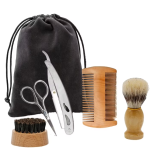 ערכה לטיפוח וגילוח הזקן AGIVA Hair Brush Set אגיבה