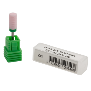 C1פ-scaled-1.png ראש קרמי לבן חבית פס ירוק גס C1