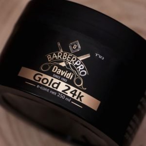 ווקס לשיער בצבע זהב למראה מבריק BarberPRO Hair Wax 24K Gold 250ml
