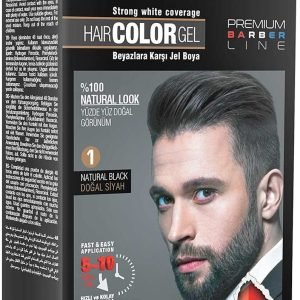 DAVIDI3310_030120231358371.jpg צבע לשיער לגבר ב-10 דקות Morfose Ossion Hair Color Gel 200 ml - שחור טבעי