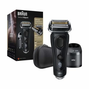 מכונת גילוח בראון סדרה 9 עם מתקן שטיפה Braun 9352CC