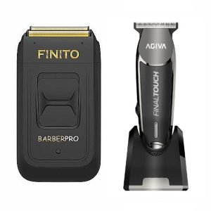 DAVIDI5007_231020250834168815.jpg סט קרחת: מכונת פיניש Agiva FinalTouch Z-8500 + מכונת גילוח ברבר פרו FINITO FS-5