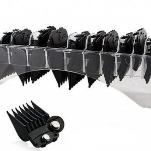 סט 10 מסרקים מגנטיים עם מעמד למכונות וואל Wahl Guides