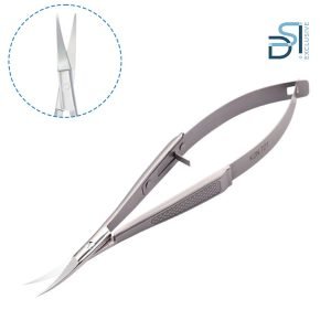 מספריים לקוטיקולה ועור 119מ"מ קצה מעוקל DSI Exclusive Cuticle Scissors KDN 721