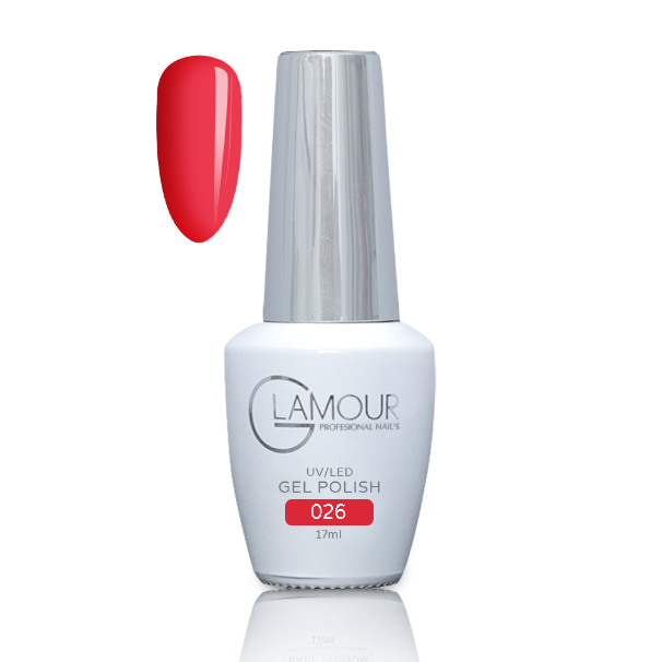 לק ג'ל מס' 026 17 מ"ל - Glamour