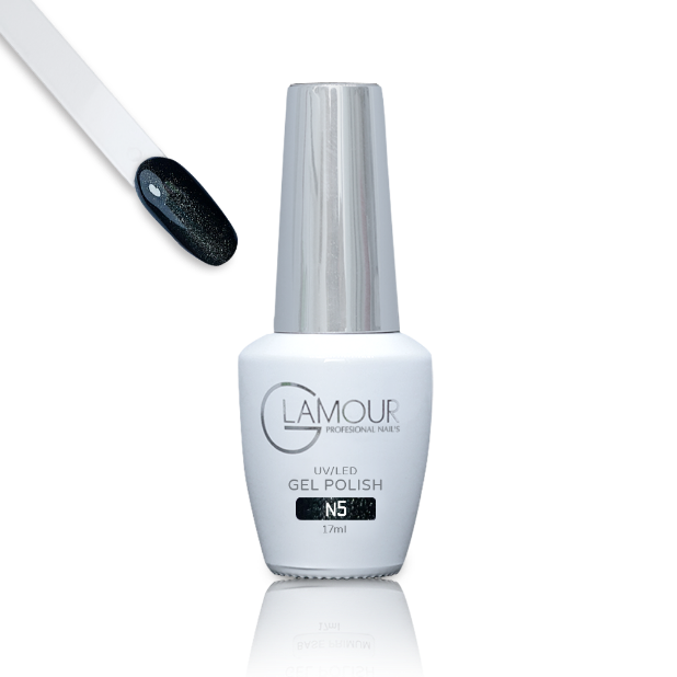 לק ג'ל עין החתול 17 מ"ל - Glamour N5