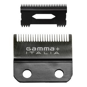 סכין חיתוך + פלטת FADE למכונת תספורת דירוג גאמה פיו Gamma Piu Shallow Cutting Blade + Fade Lever Set
