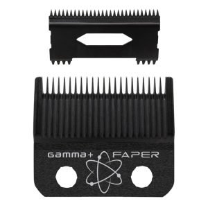 סכין חיתוך + פלטת FAPER למכונת תספורת דירוג גאמה פיו Gamma Piu Shallow Cutting Blade + FAPER Lever Set
