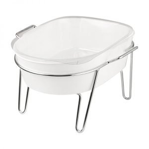 סט- סטנד מתכת ייחודי וקערת פדיקור