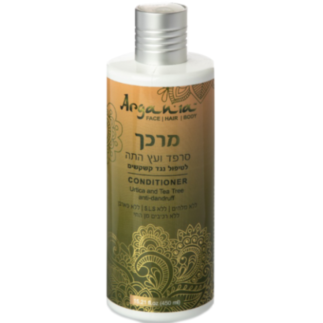 ארגניה מרכך נגד קשקשים סרפד ועץ התה – Argania