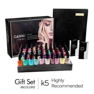 סט 60 גוונים לק ג'ל קאני - סט 5 (המומלצים ביותר)