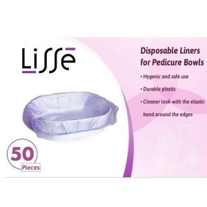 מארז 50 יח' – שקיות לקערת פדיקור עם גומי