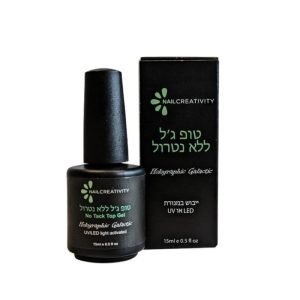 טופ הולוגרפי ללא נטרול 15 מ"ל – נייל קריאטיביטי