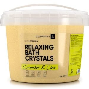 מלח אמבט קריסטלי | 3,1 ק"ג | ליים & מלפפון | פארמקס PHARMAX