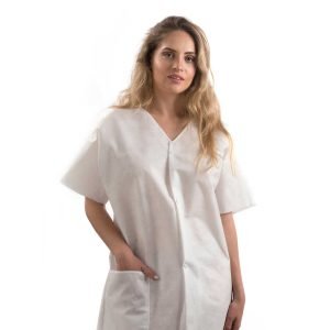 חלוק חד פעמי לחצנים 10 יחי