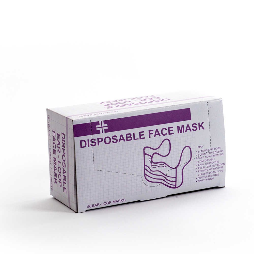 מסכה כירוגית עם גומי 50 יחי