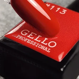 לק ג'ל 13 מ"ל | מס' 113 אדום חמרה | גלו GELLO