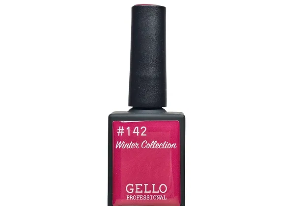 לק ג'ל 13 מ"ל | מס' 142 אדום פוקסיה | גלו GELLO