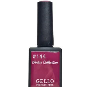 לק ג'ל 13 מ"ל | מס' 144 אדום דובדבן | גלו GELLO