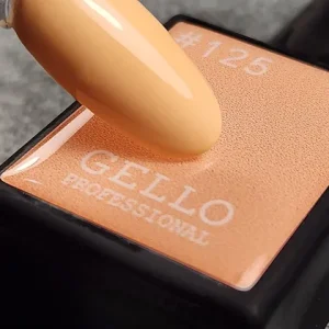 לק ג'ל 13 מ"ל | מס' 125 כתום גוף | גלו GELLO