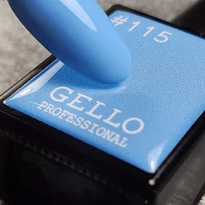 לק ג'ל 13 מ"ל | מס' 115 כחול שמיים | גלו GELLO